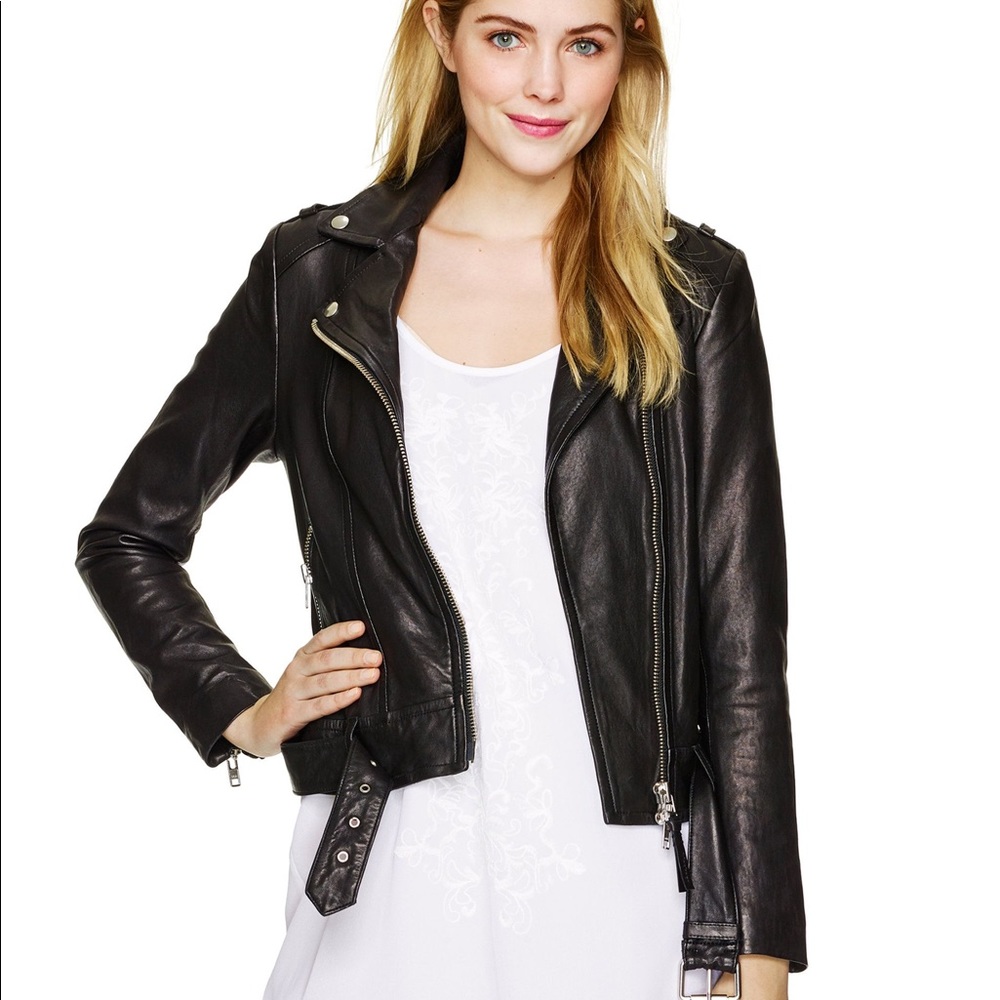 Mackage for Aritzia Moto Leather Jacket